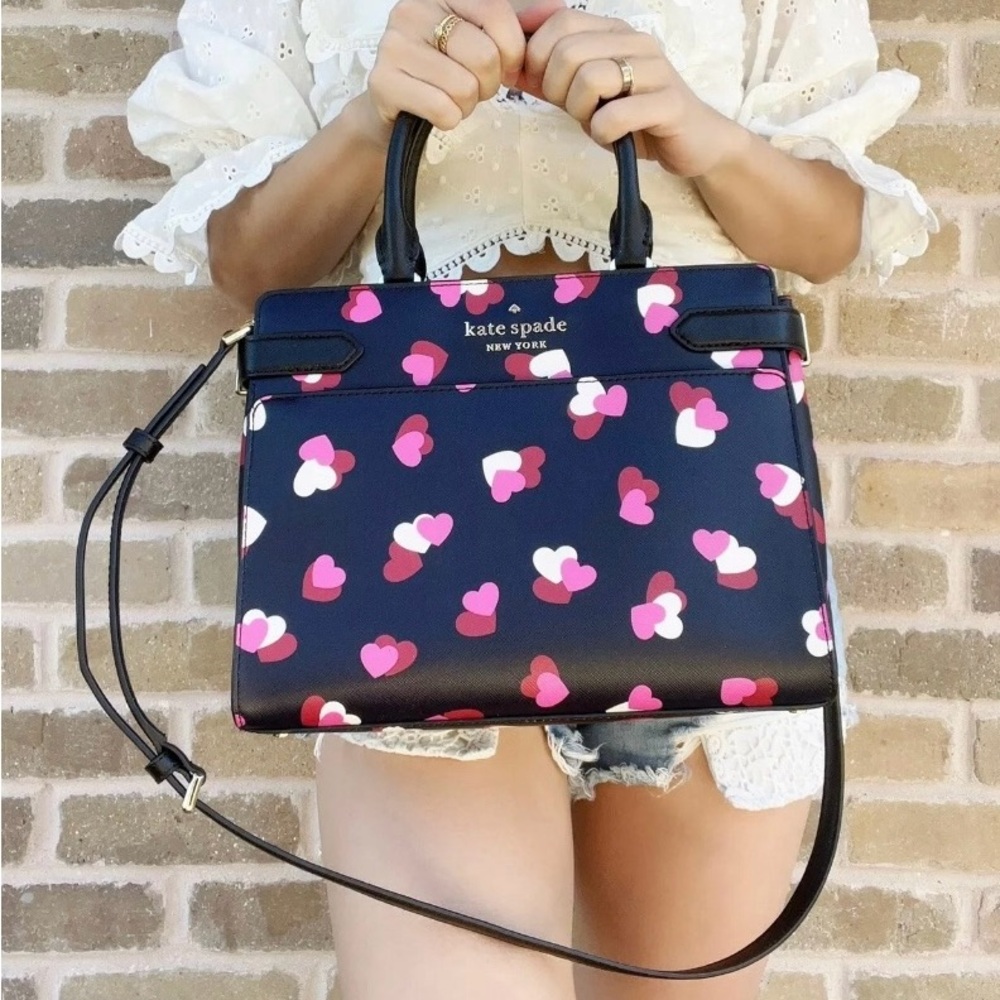 Kate Spade Black Heart Print Women's Bag